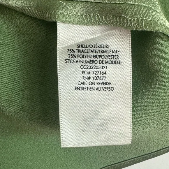 Alice + Olivia Cowl Neck Tank with Chains in Seafoam - Picture 5 of 11